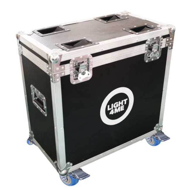 LIGHT4ME LED BSW 280W CASE 2IN1 skrzynia transportowa na 2 głowice ruchome akcesoria 4 kółka mechanizm blokady