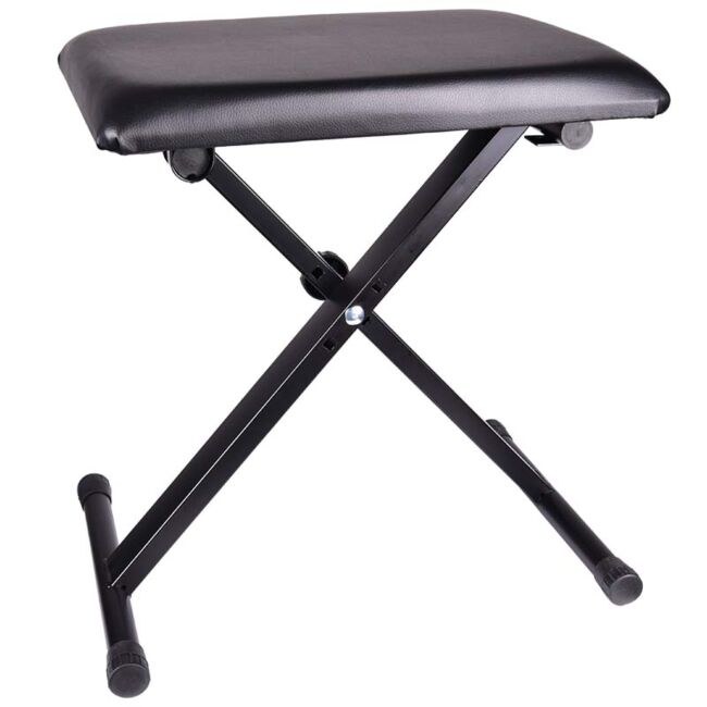 SUPRIMO XA ława do pianina keyboardu klawiszy składana metalowa