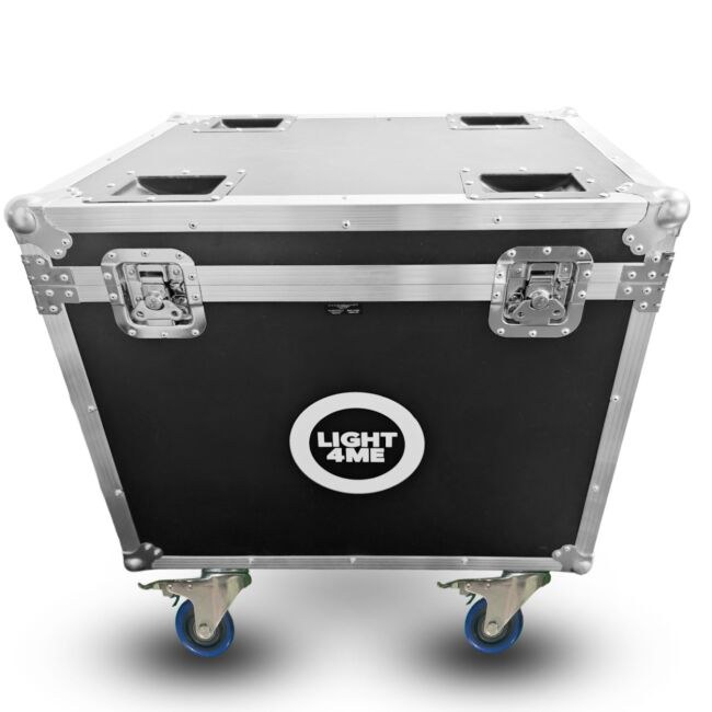LIGHT4ME STARWASH 37x15W CASE 2IN1 skrzynia transportowa na 2 głowice ruchome przegroda na akcesoria 4 kółka mechanizm blokady