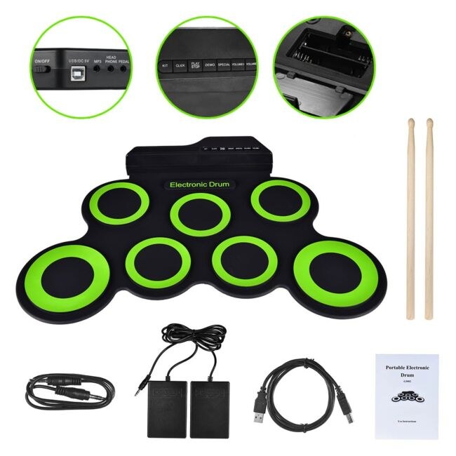 SUPRIMO ROLL UP DRUM PAD zwijana perkusja elektroniczna