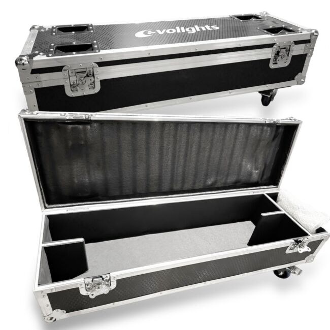 EVOLIGHTS LUMEN ROTO 0 CASE 2IN1 skrzynia transportowa na 2 efekty oświetleniowe przegroda na akcesoria 4 kółka mechanizm blokady
