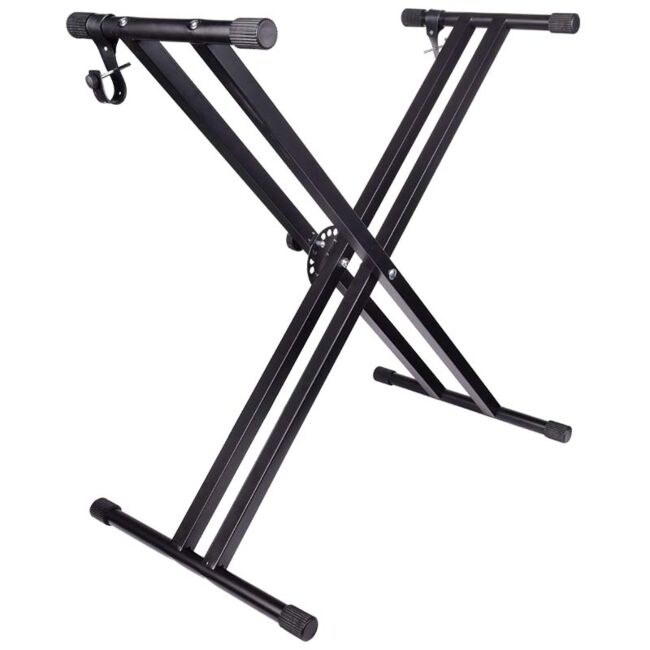 SUPRIMO X4 statyw klawiszowy pod keyboard pianino cyfrowe krzyżowy składany podwójny
