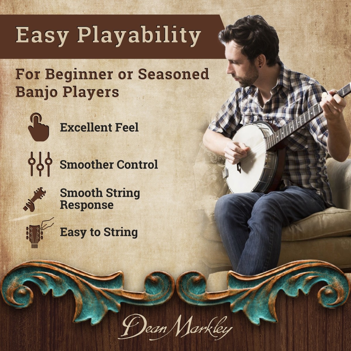 DEAN MARKLEY DM 2306 komplet strun do banjo i mandolin