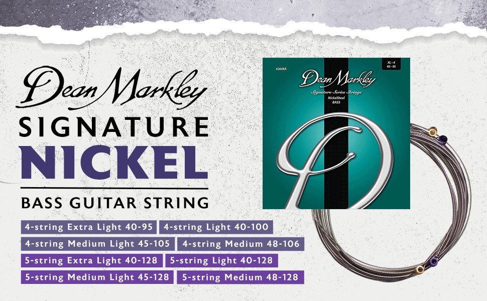 DEAN MARKLEY DM 2608 A komplet strun do gitary basowej