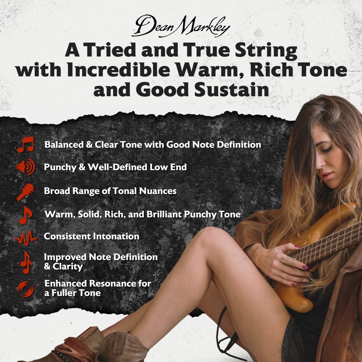 DEAN MARKLEY DM 2688 komplet strun do gitary basowej
