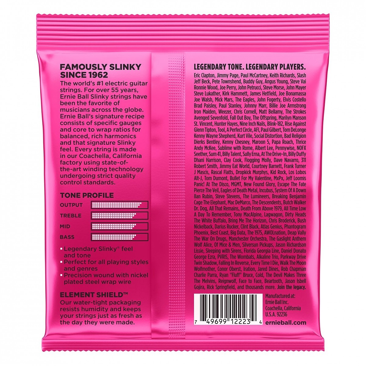 ERNIE BALL EB 2223 komplet strun do gitary elektrycznej