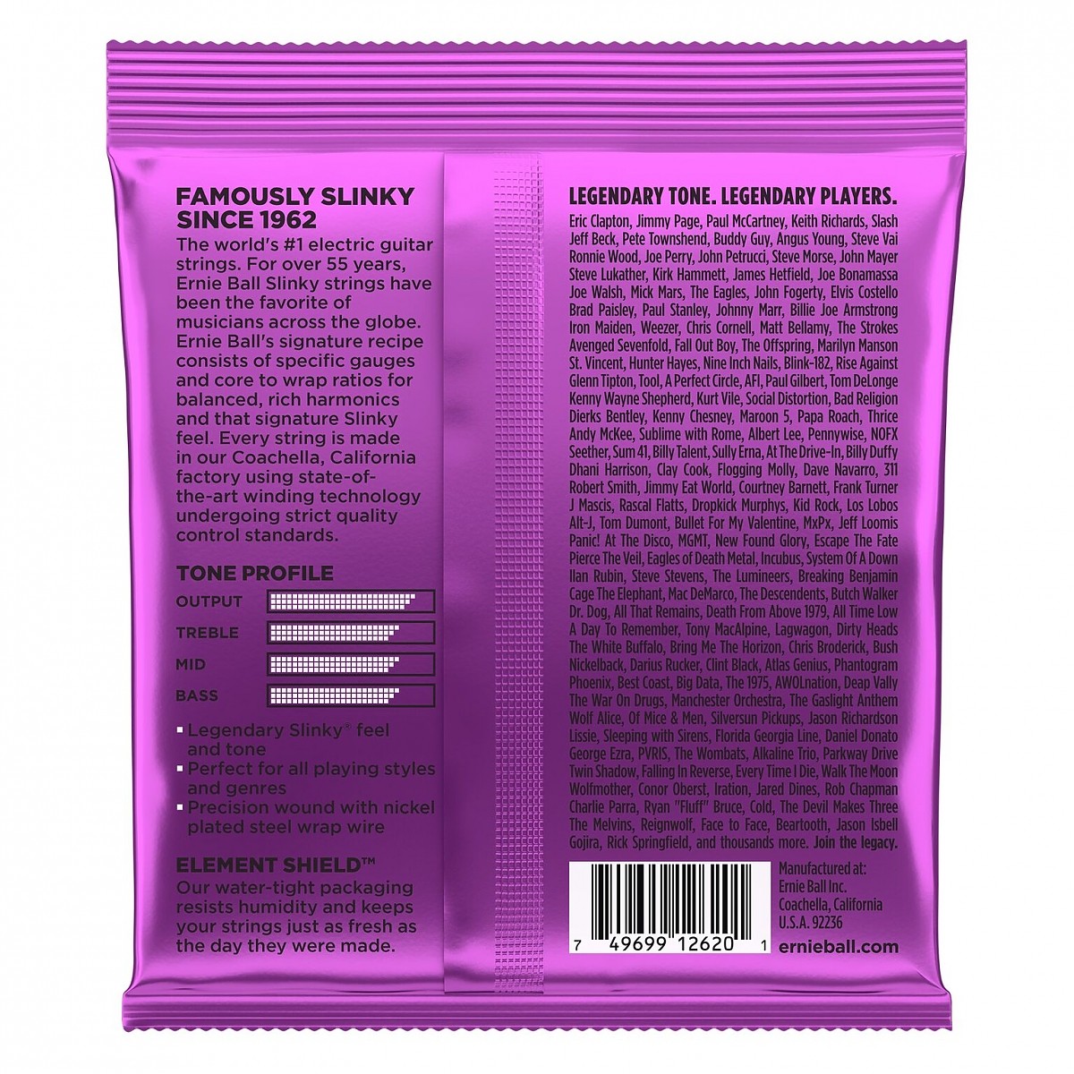 ERNIE BALL EB 2620 komplet strun do gitary elektrycznej