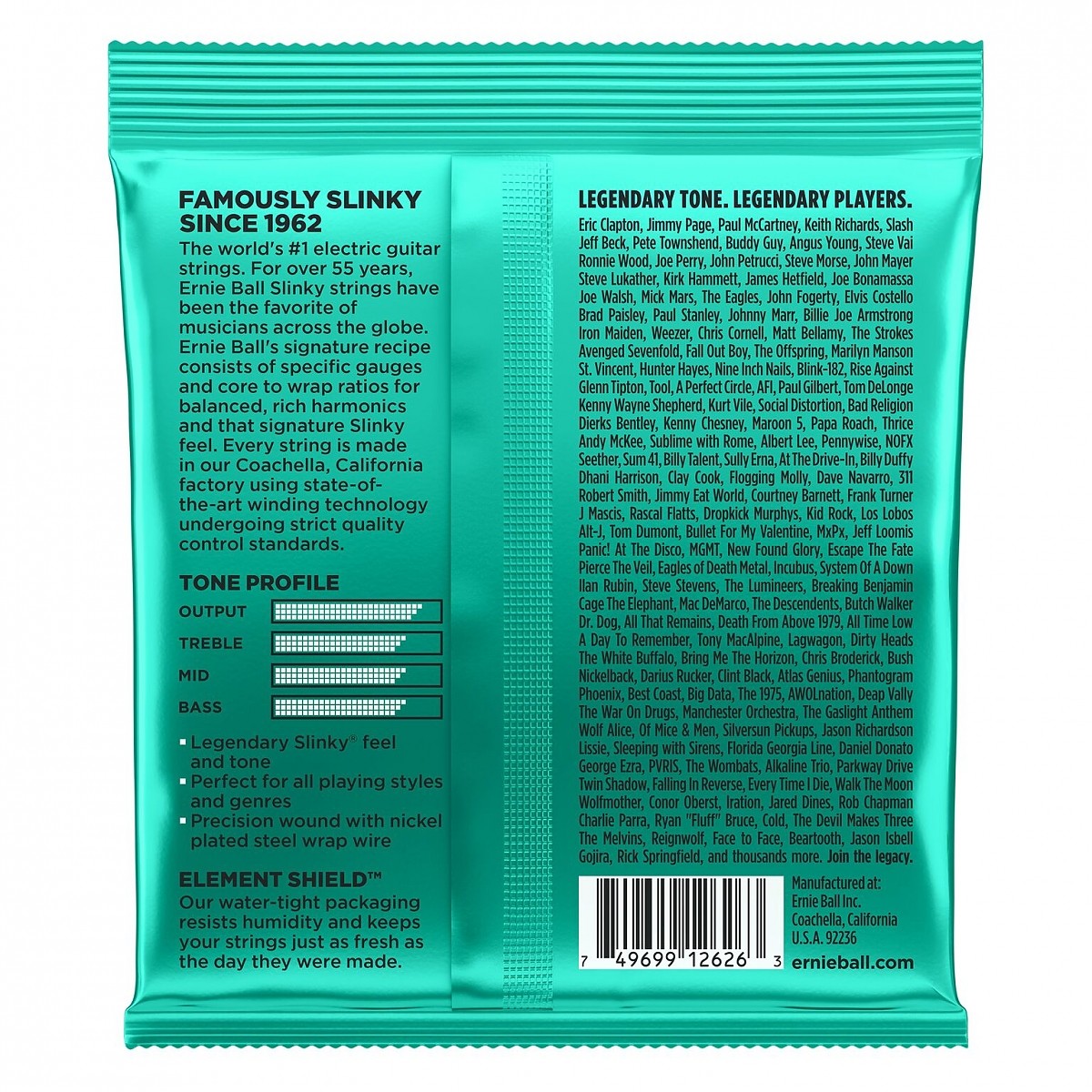ERNIE BALL EB 2626 komplet strun do gitary elektrycznej