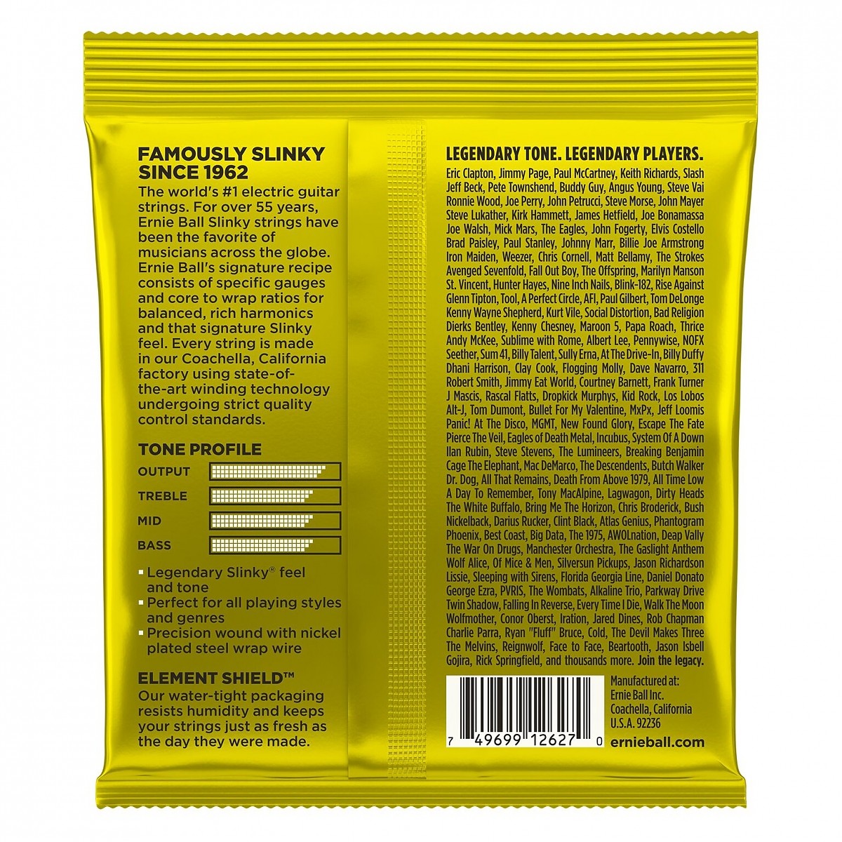 ERNIE BALL EB 2627 komplet strun do gitary elektrycznej
