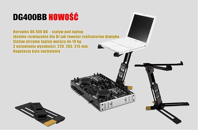 HERCULES DG 400 BB uchwyt na tablet / telefon