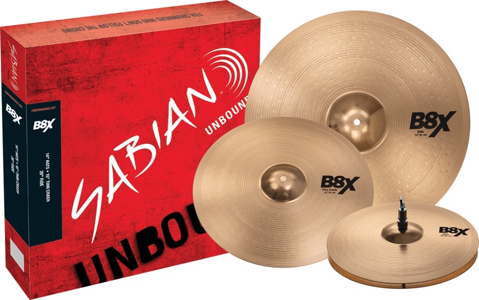 SABIAN B8X PERFORMANCE SET 14/16/20