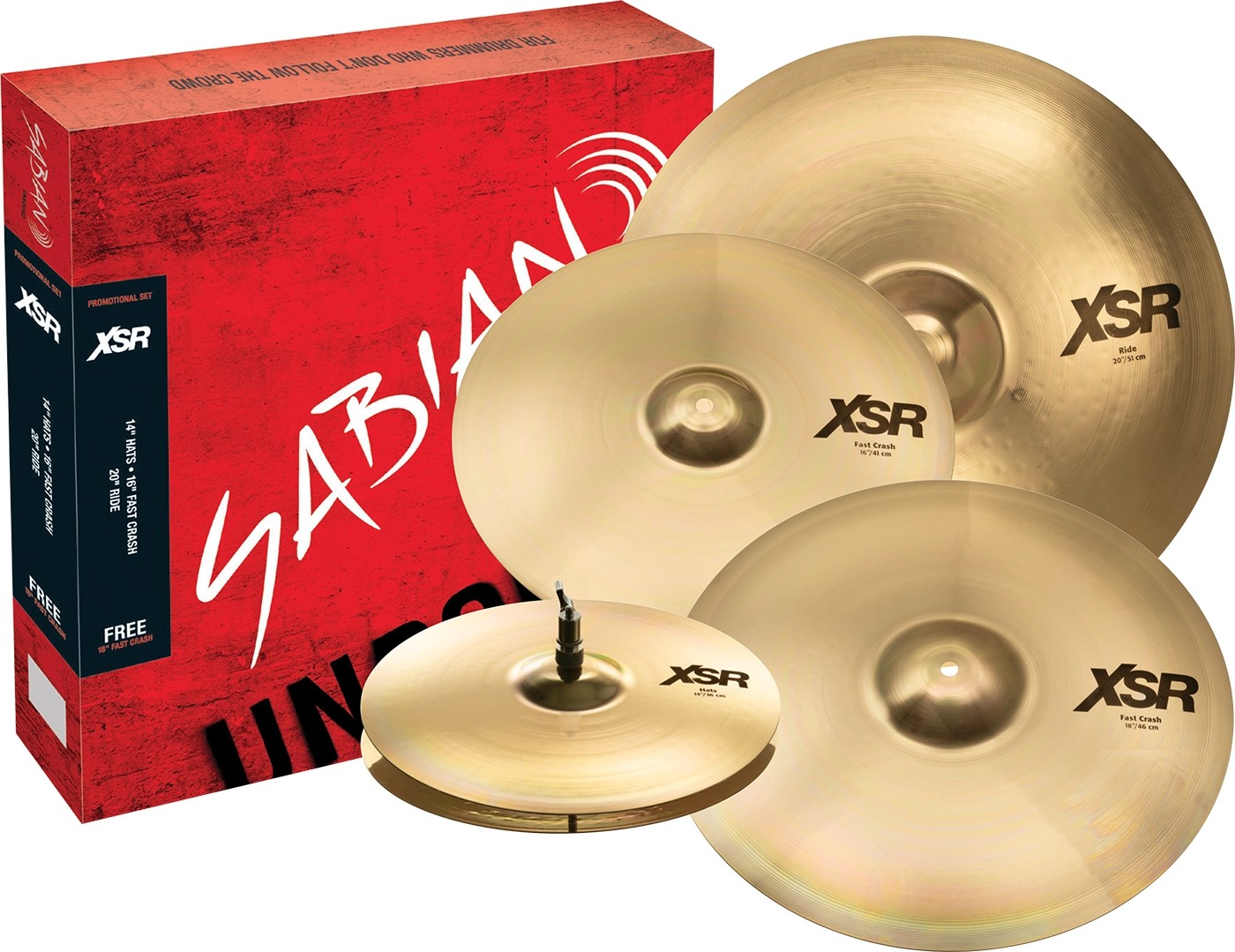 SABIAN XSR PERFORMANCE SET ZESTAW TALERZY 14/16/18