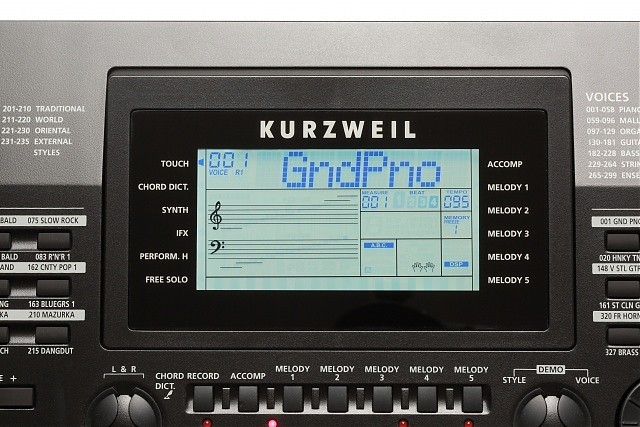KURZWEIL KP 200 keyboard