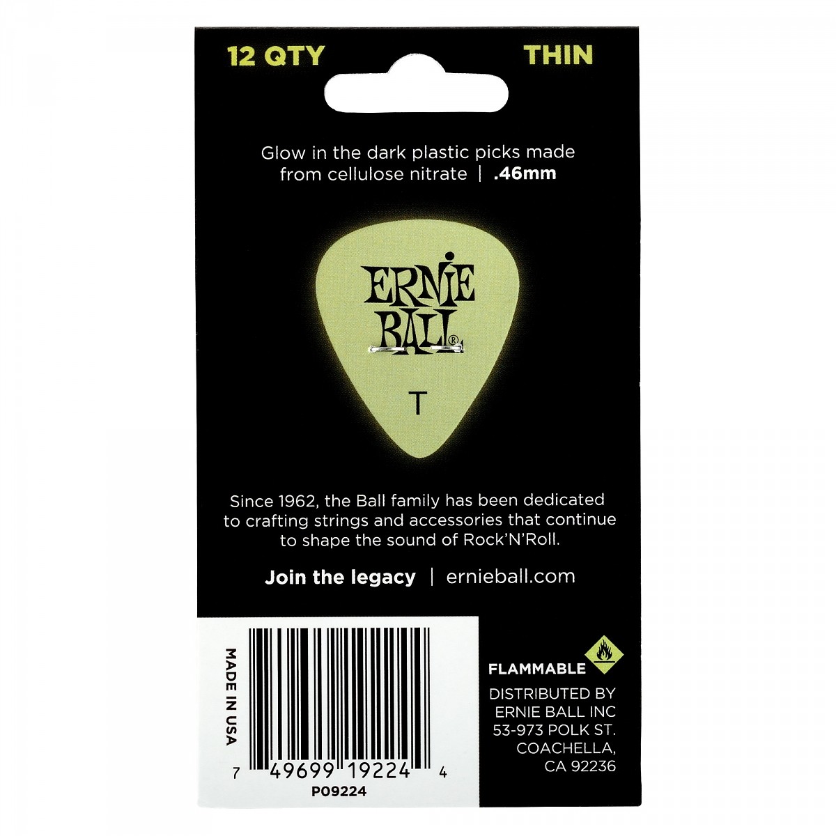 ERNIE BALL EB 9224 piórka w set'ach