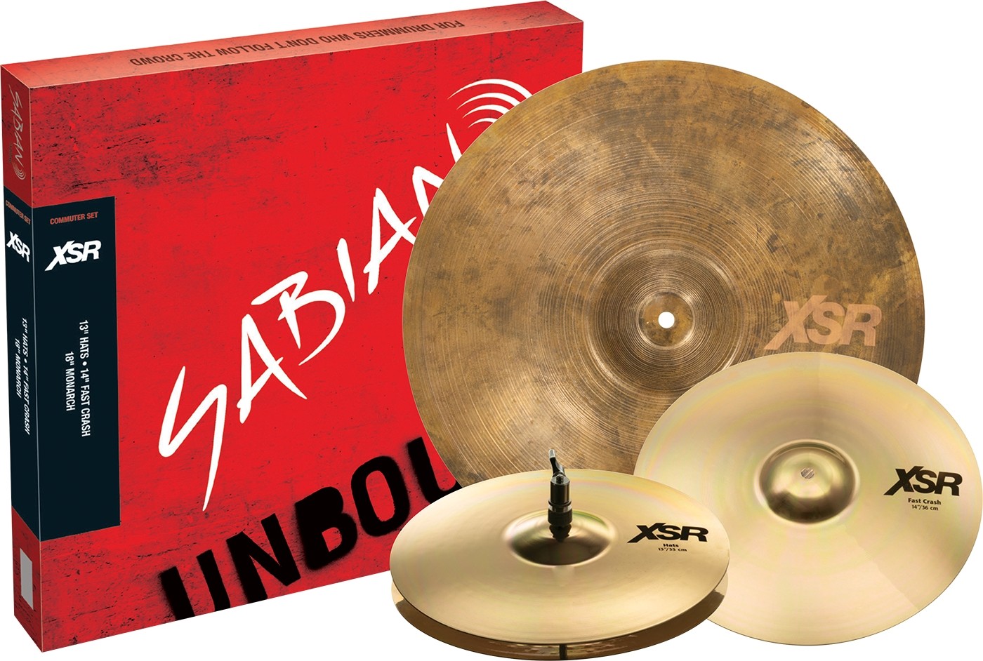 SABIAN XSR COMMUTER SET ZESTAW TALERZY 13/14/18"