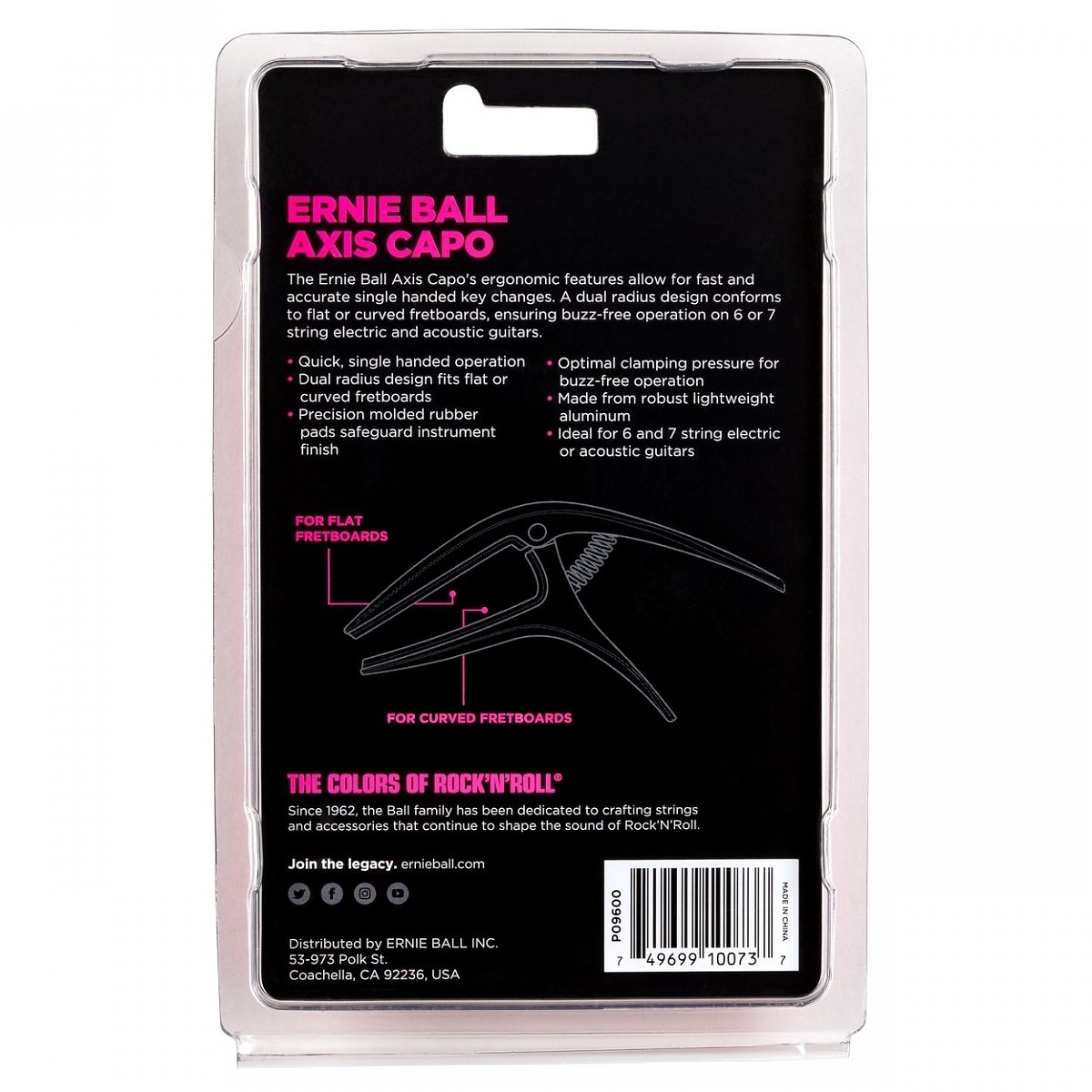 ERNIE BALL EB 9600 kapodaster do gitary