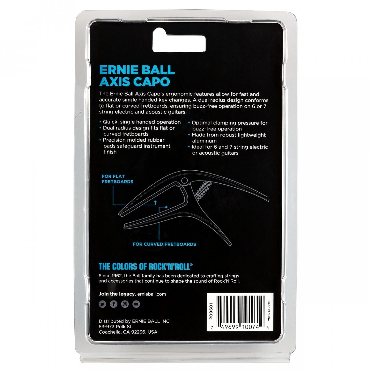 ERNIE BALL EB 9601 kapodaster do gitary