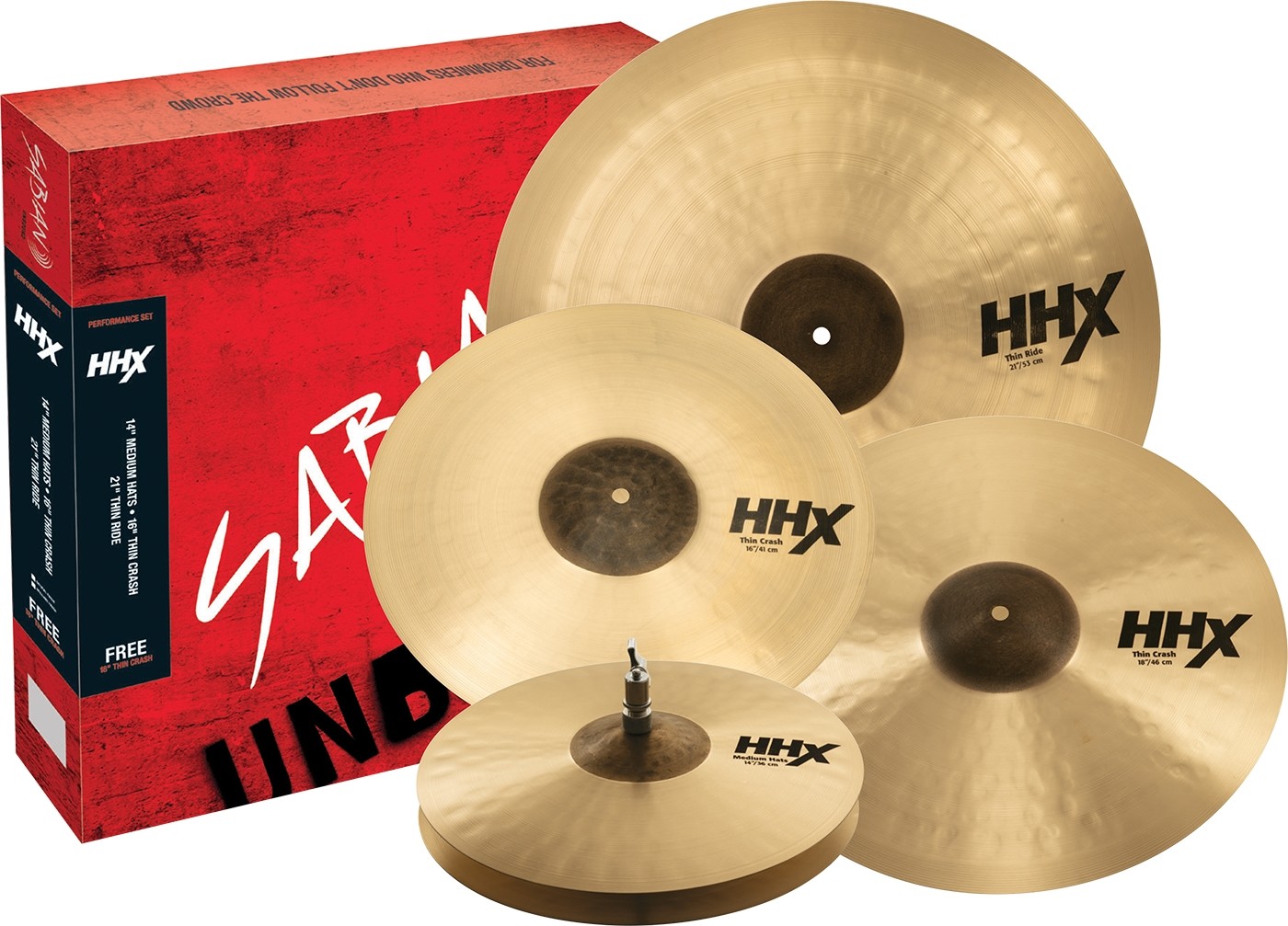 SABIAN HHX PERFORMANCE PACK ZESTAW TALERZY 14/16/1