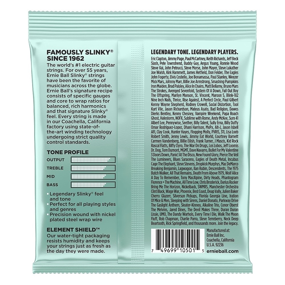 ERNIE BALL EB 2211 komplet strun do gitary elektrycznej
