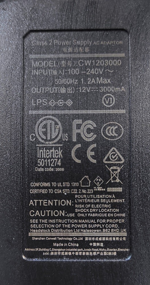 LANEY MINI-LANEY-PSU zasilacz do efektów gitarowych