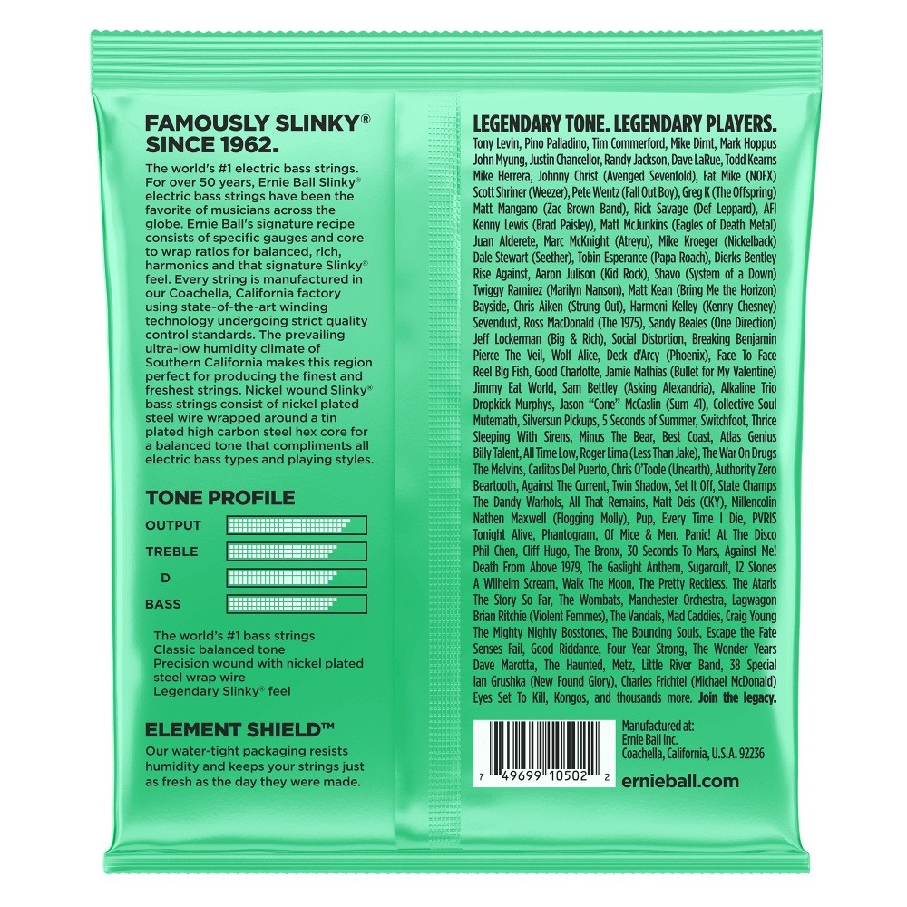 ERNIE BALL EB 2841 komplet strun do gitary basowej