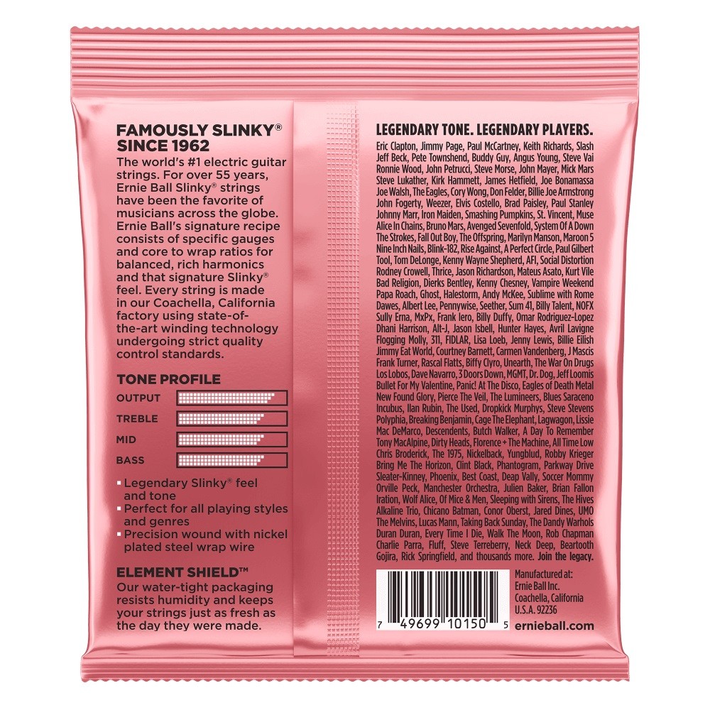 ERNIE BALL EB 2217 komplet strun do gitary elektrycznej