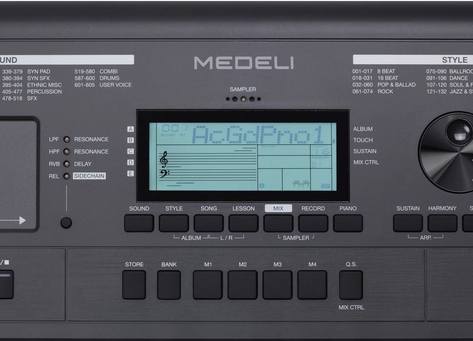 MEDELI MK 401 keyboard