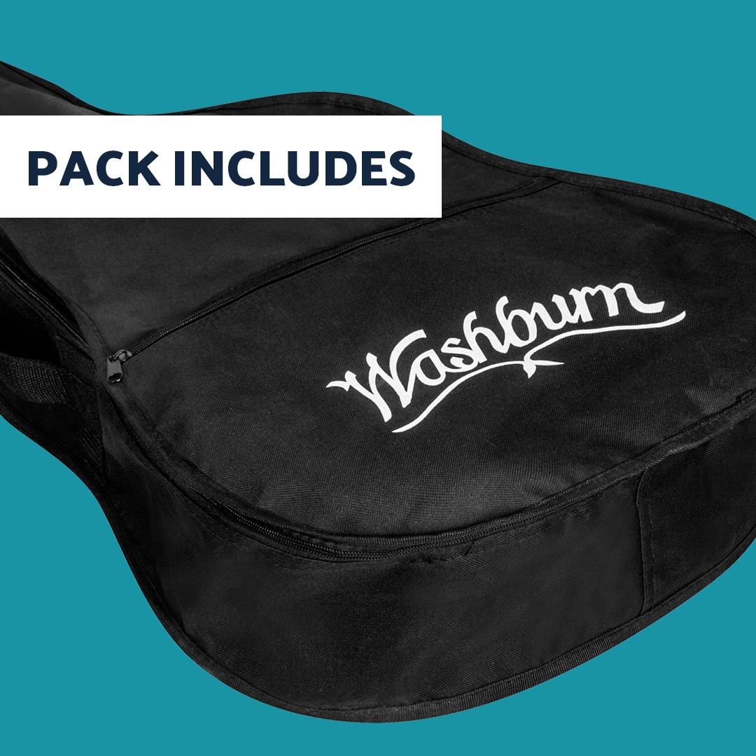 WASHBURN AD 5 CE (B) PACK gitara elektroakustyczna