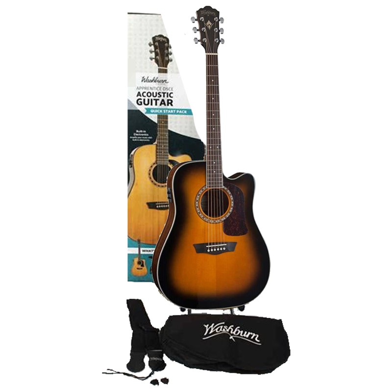 WASHBURN AD 5 CE (TSB) PACK gitara elektroakustyczna
