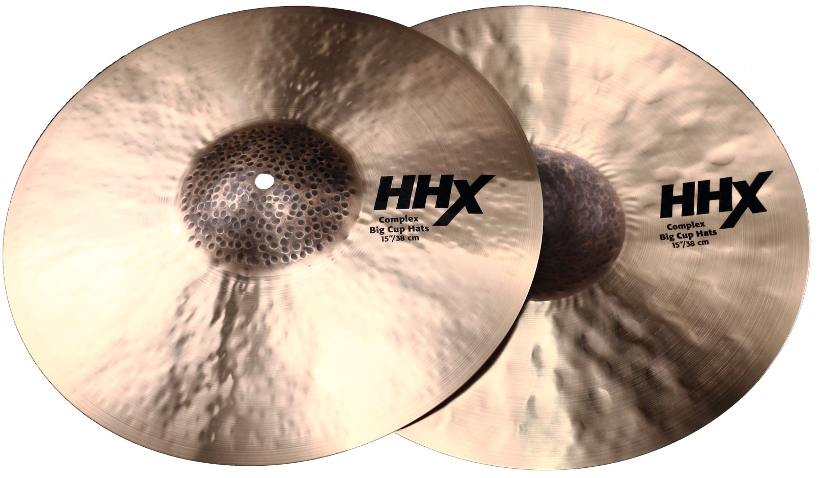 SABIAN HHX COMPLEX 15" BIG CUP HATS MEDIUM