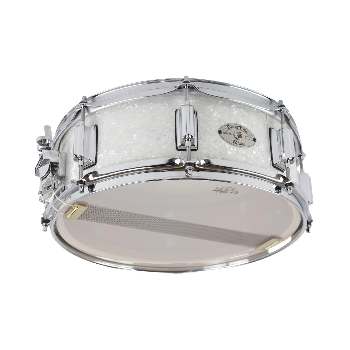 ROGERS POWERTONE WHITE MARINE PEARL WERBEL 14X5"
