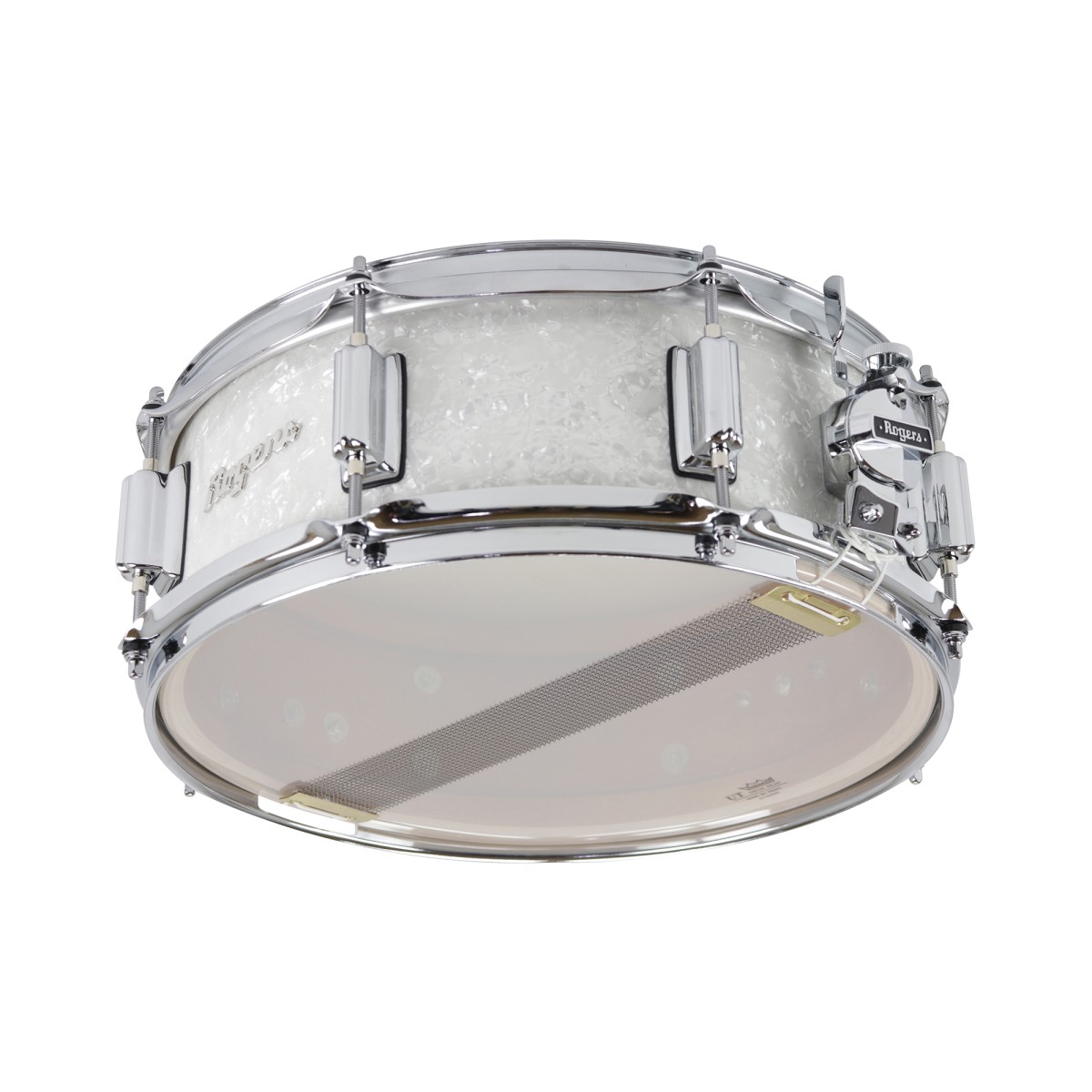 ROGERS POWERTONE WHITE MARINE PEARL WERBEL 14X5"