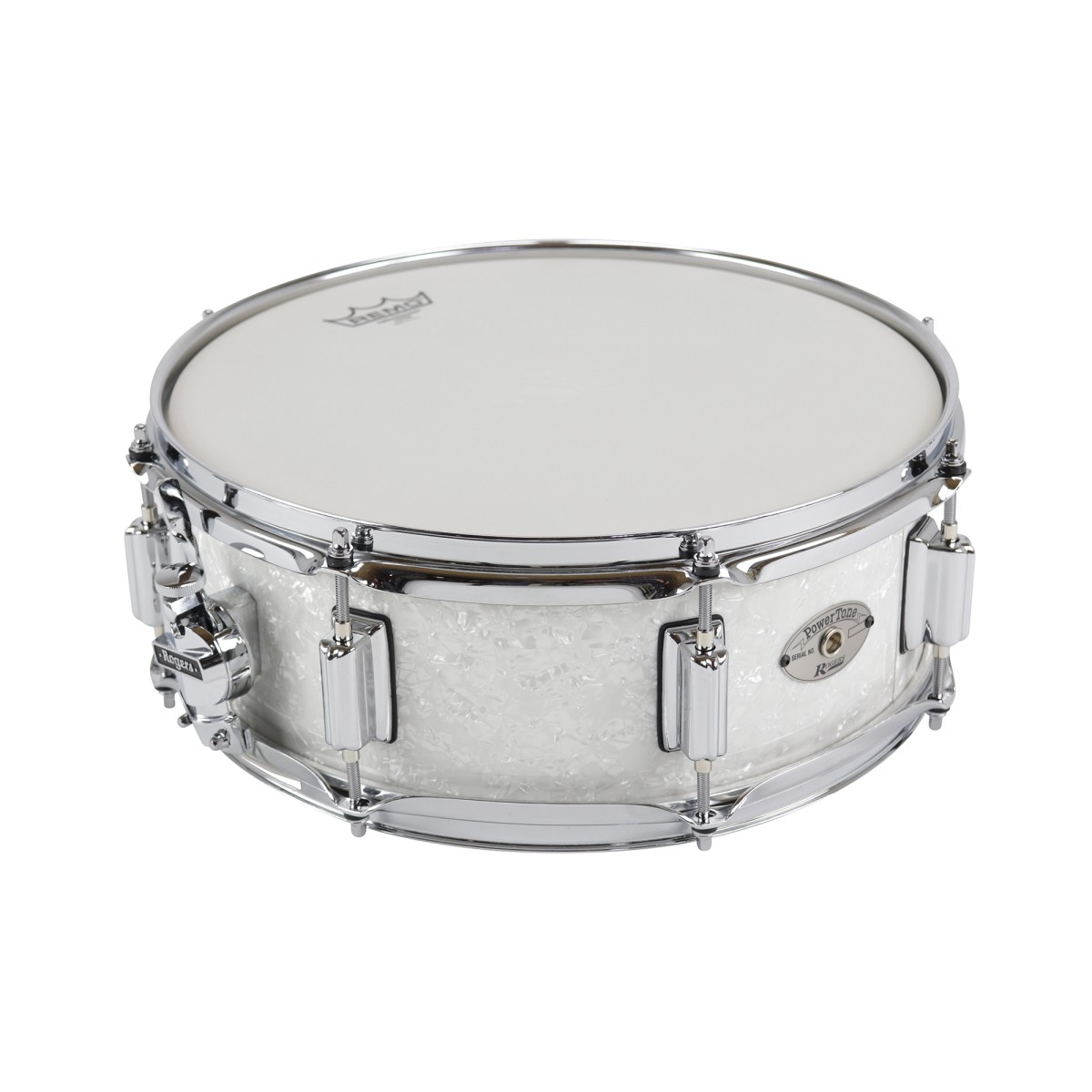 ROGERS POWERTONE WHITE MARINE PEARL WERBEL 14X5"