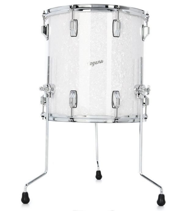 ROGERS POWERTONE WHITE MARINE PEARL FLOOR TOM 14X14