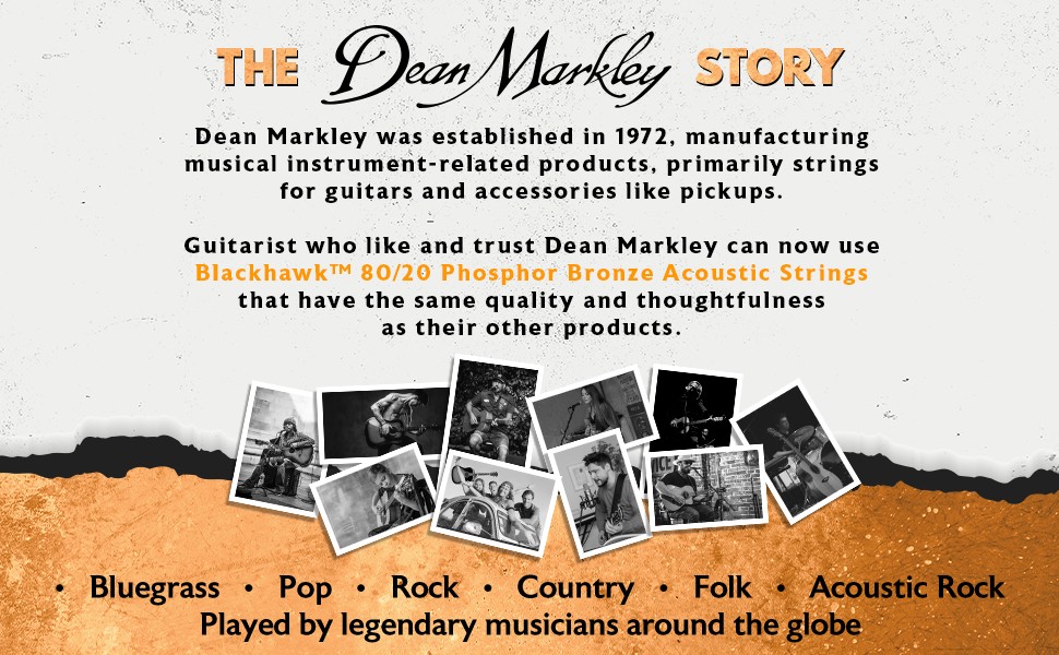 DEAN MARKLEY DM 8010 komplet strun do gitary akustycznej