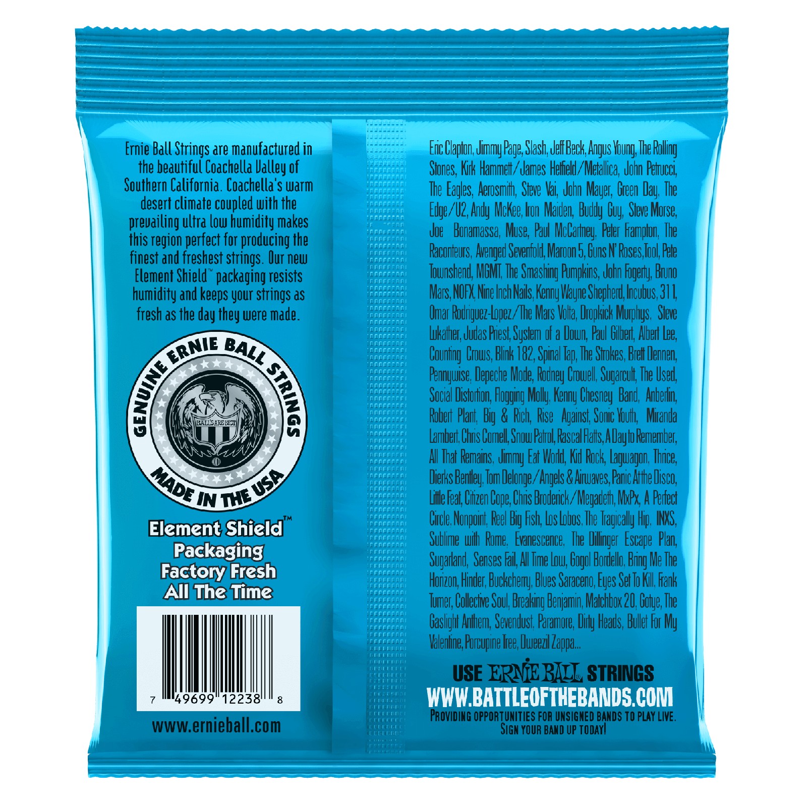 ERNIE BALL EB 2238 komplet strun do gitary elektrycznej
