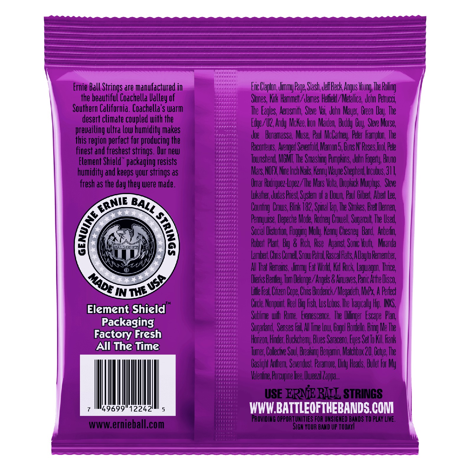ERNIE BALL EB 2242 komplet strun do gitary elektrycznej