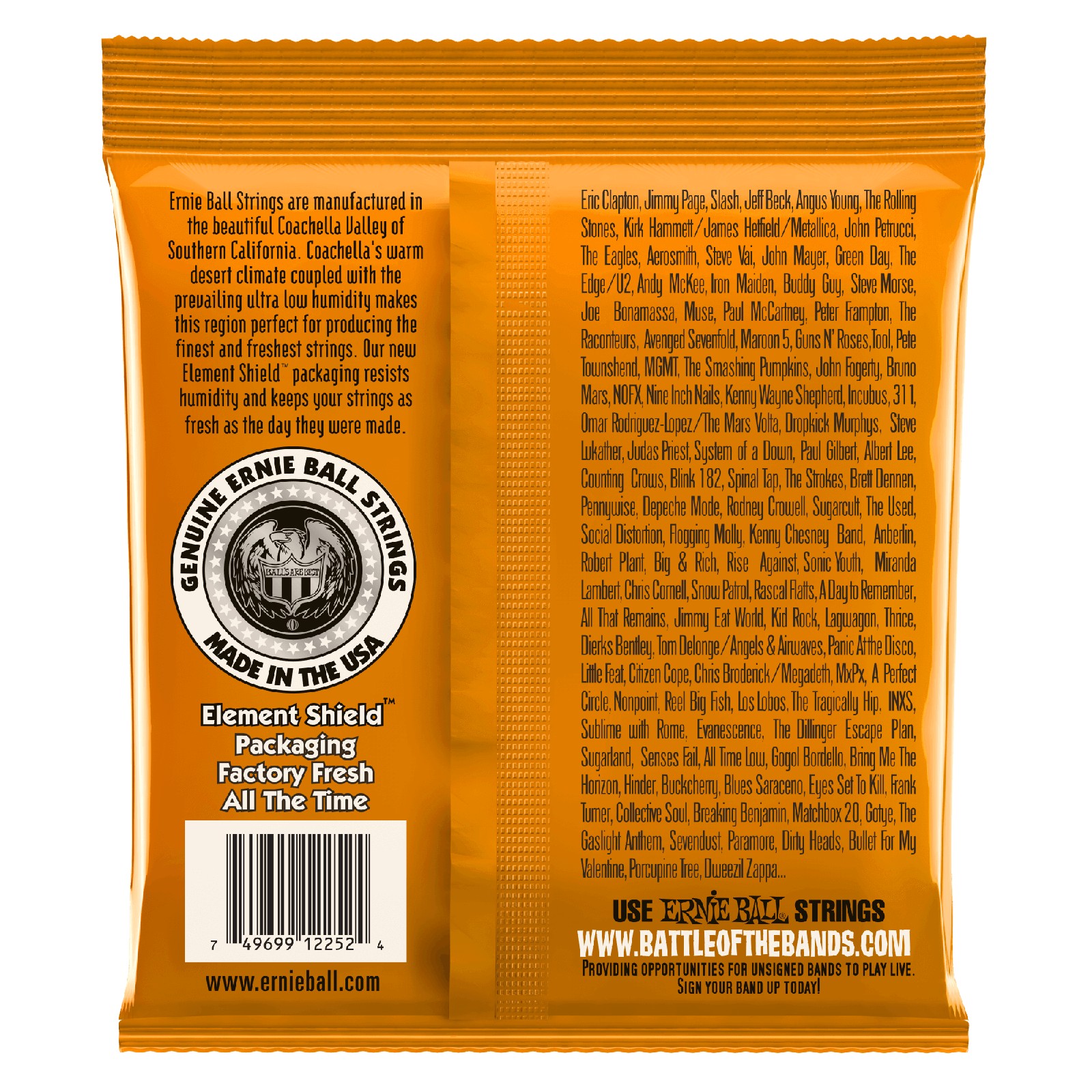 ERNIE BALL EB 2252 komplet strun do gitary elektrycznej