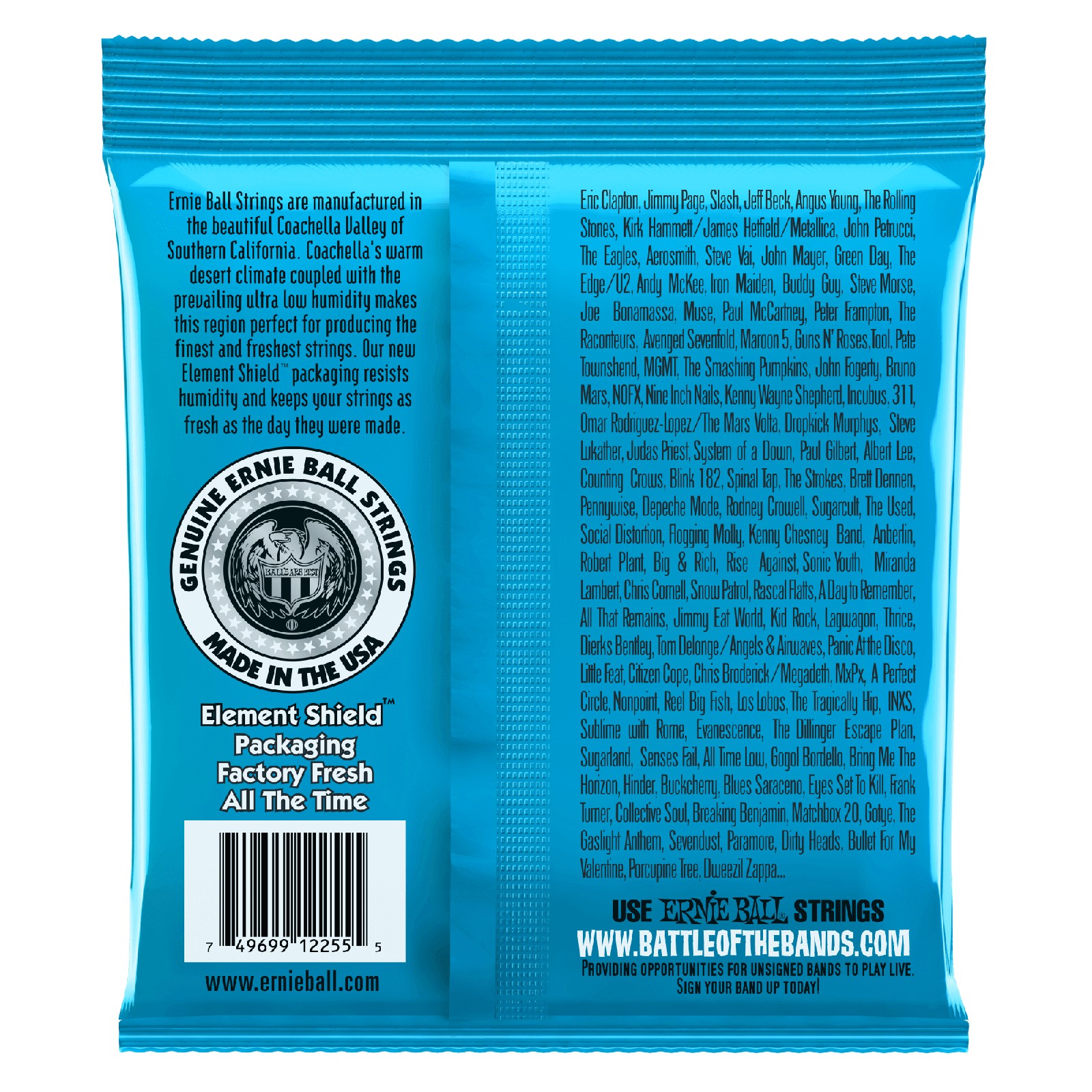 ERNIE BALL EB 2255 komplet strun do gitary elektrycznej
