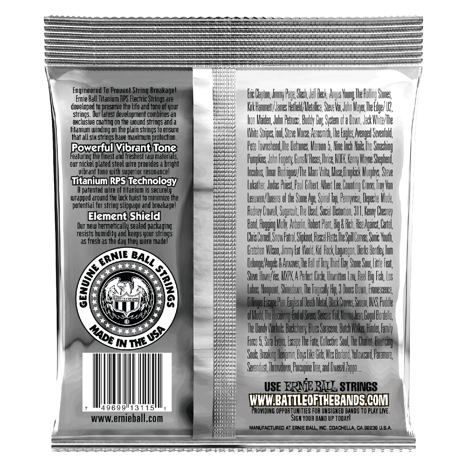 ERNIE BALL EB 3115 komplet strun do gitary elektrycznej