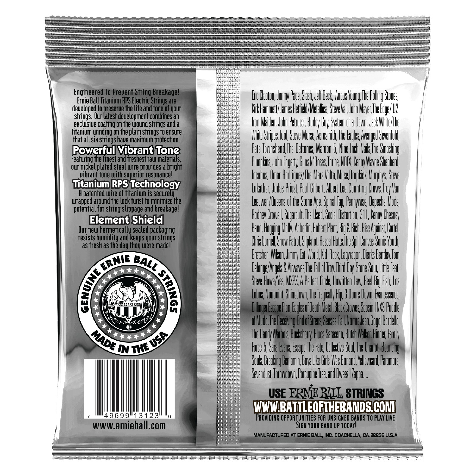 ERNIE BALL EB 3123 komplet strun do gitary elektrycznej