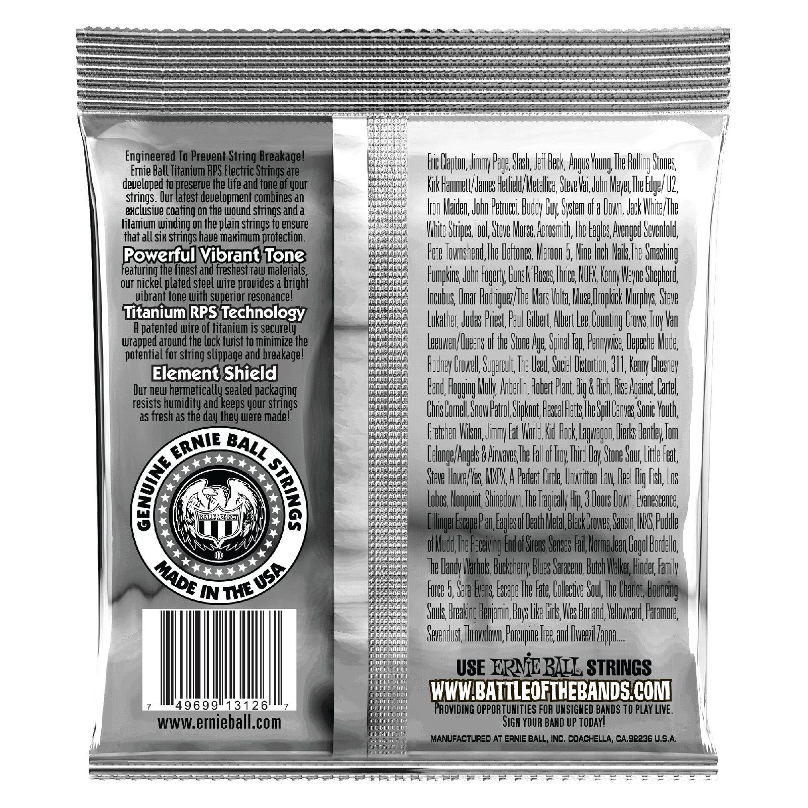 ERNIE BALL EB 3126 komplet strun do gitary elektrycznej