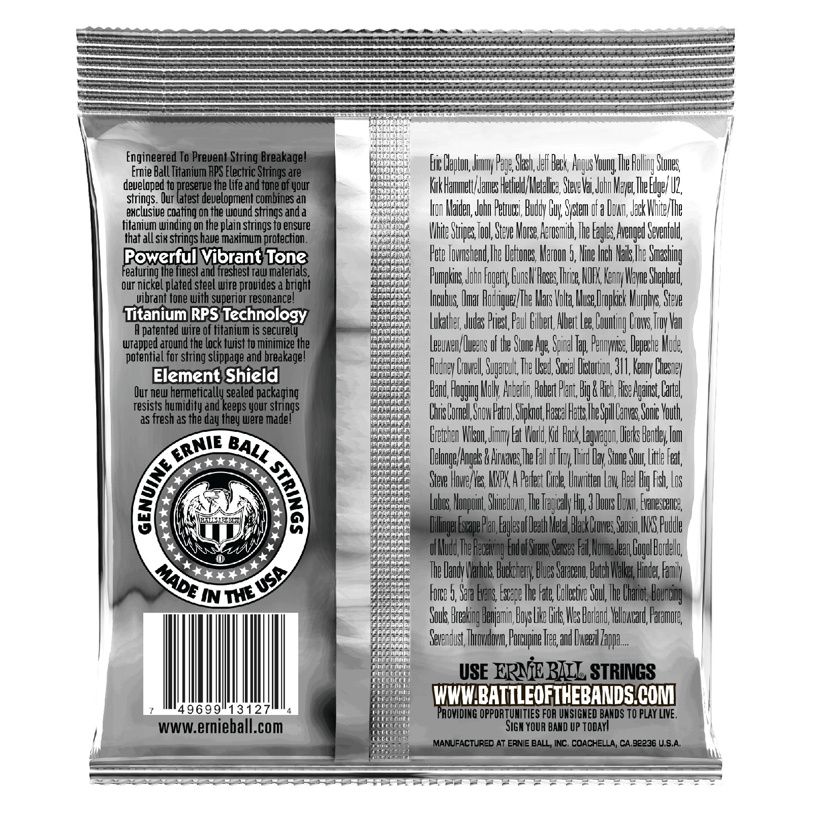 ERNIE BALL EB 3127 komplet strun do gitary elektrycznej