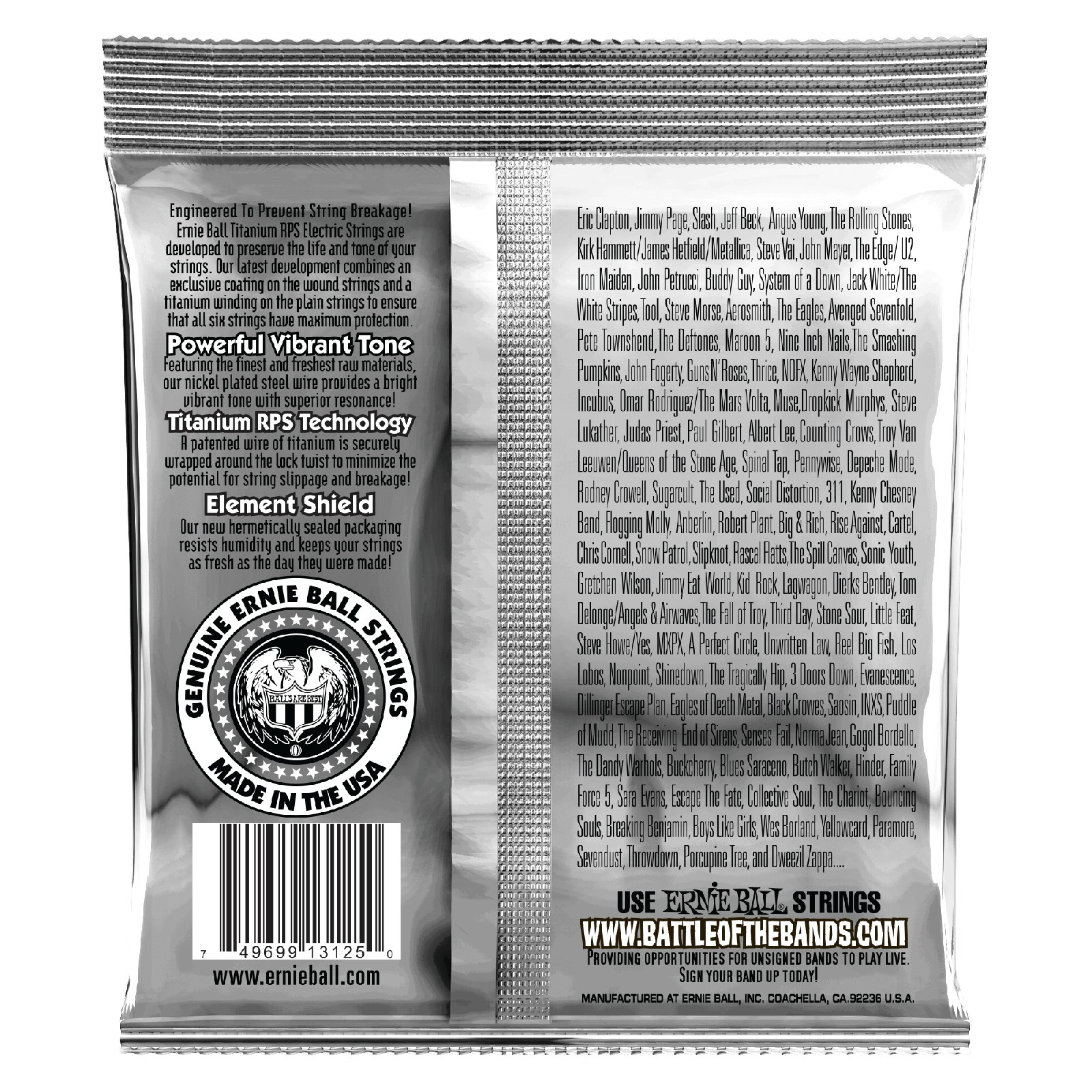 ERNIE BALL EB 3125 komplet strun do gitary elektrycznej
