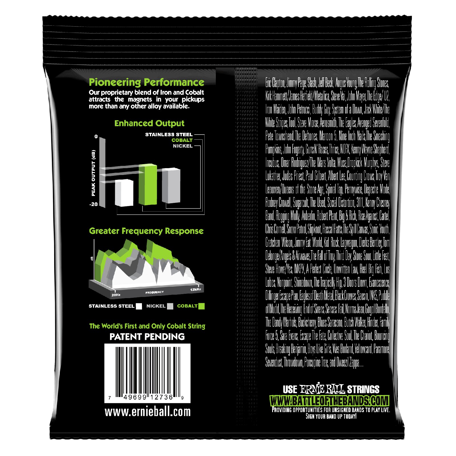 ERNIE BALL EB 2736 komplet strun do gitary basowej