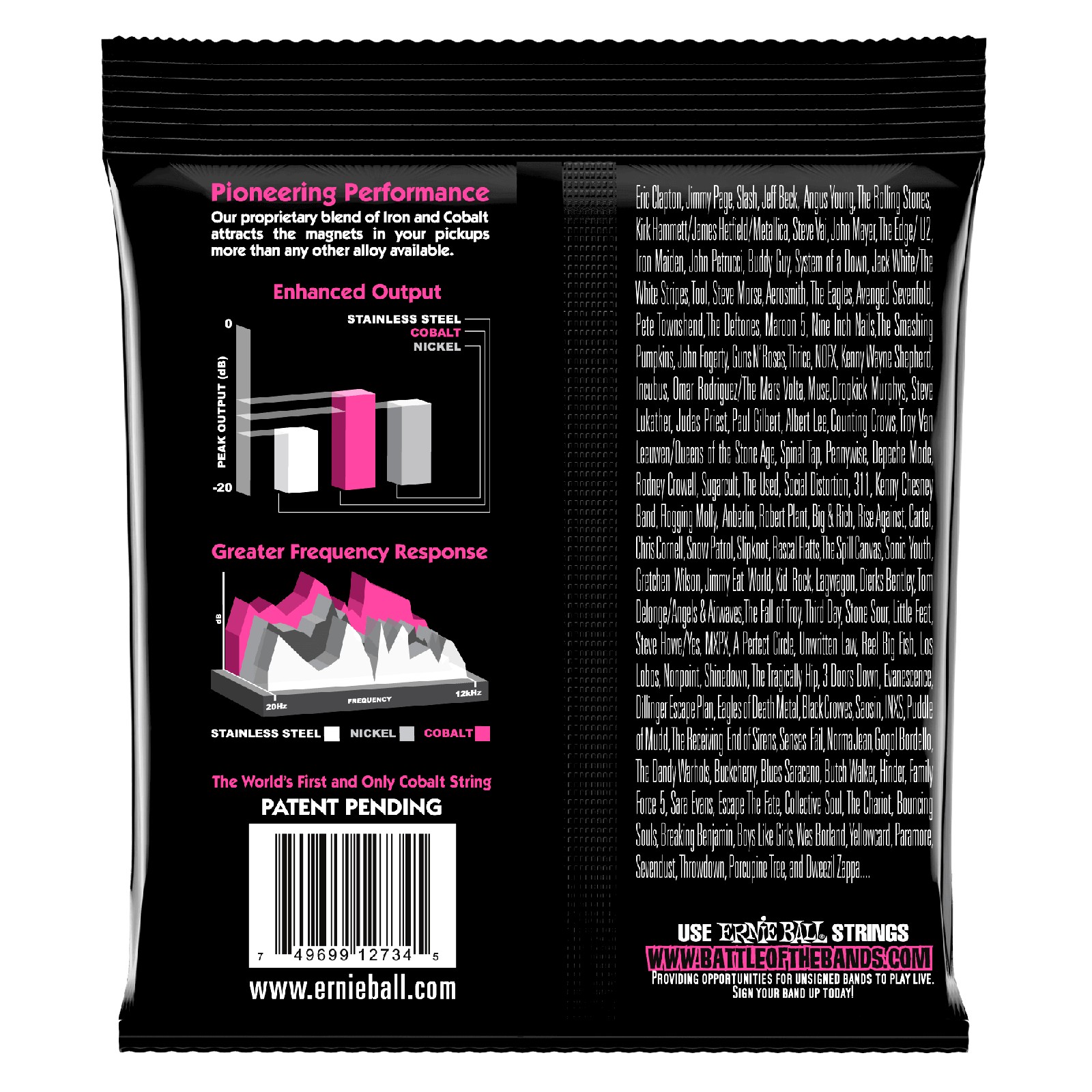 ERNIE BALL EB 2734 komplet strun do gitary basowej