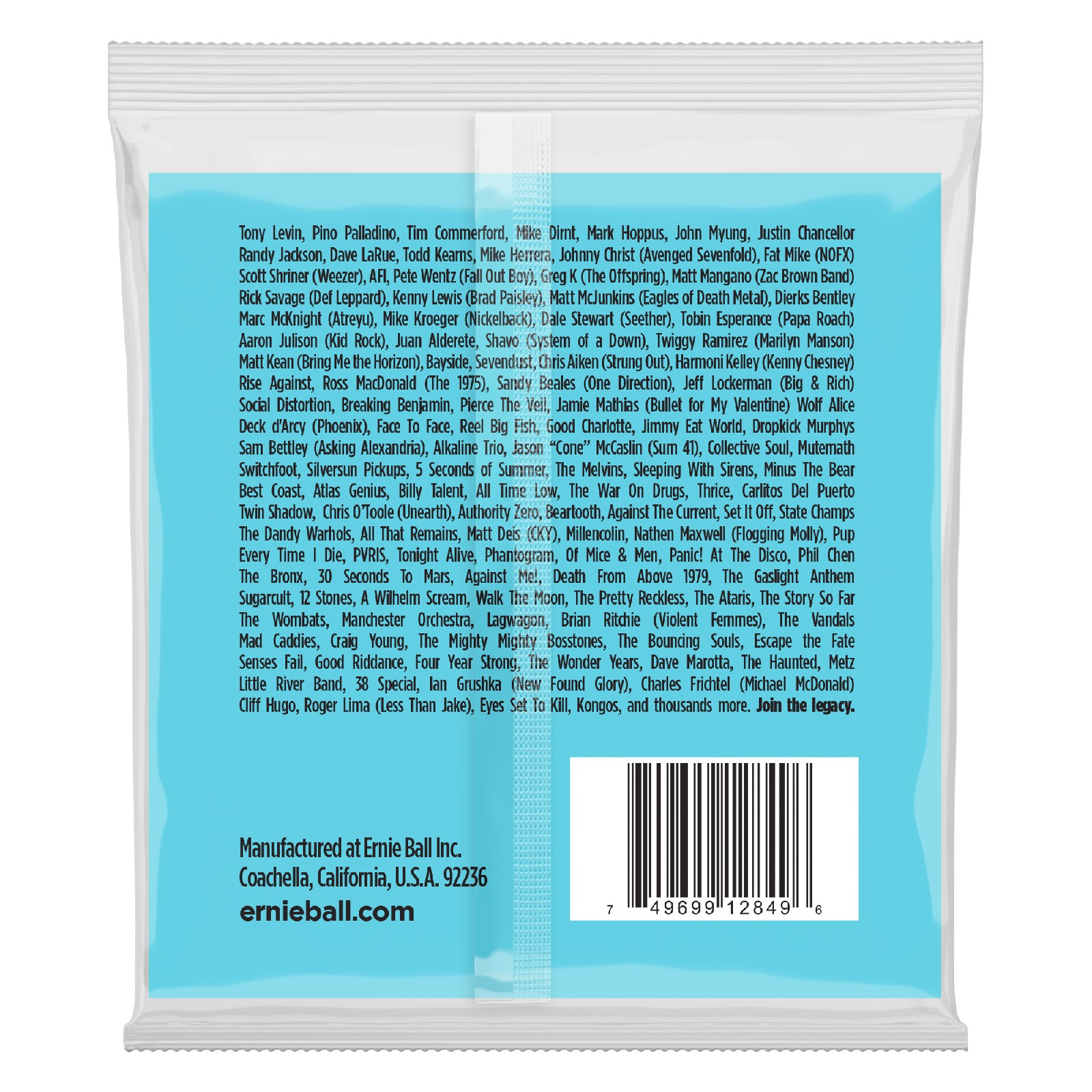 ERNIE BALL EB 2849 komplet strun do gitary basowej