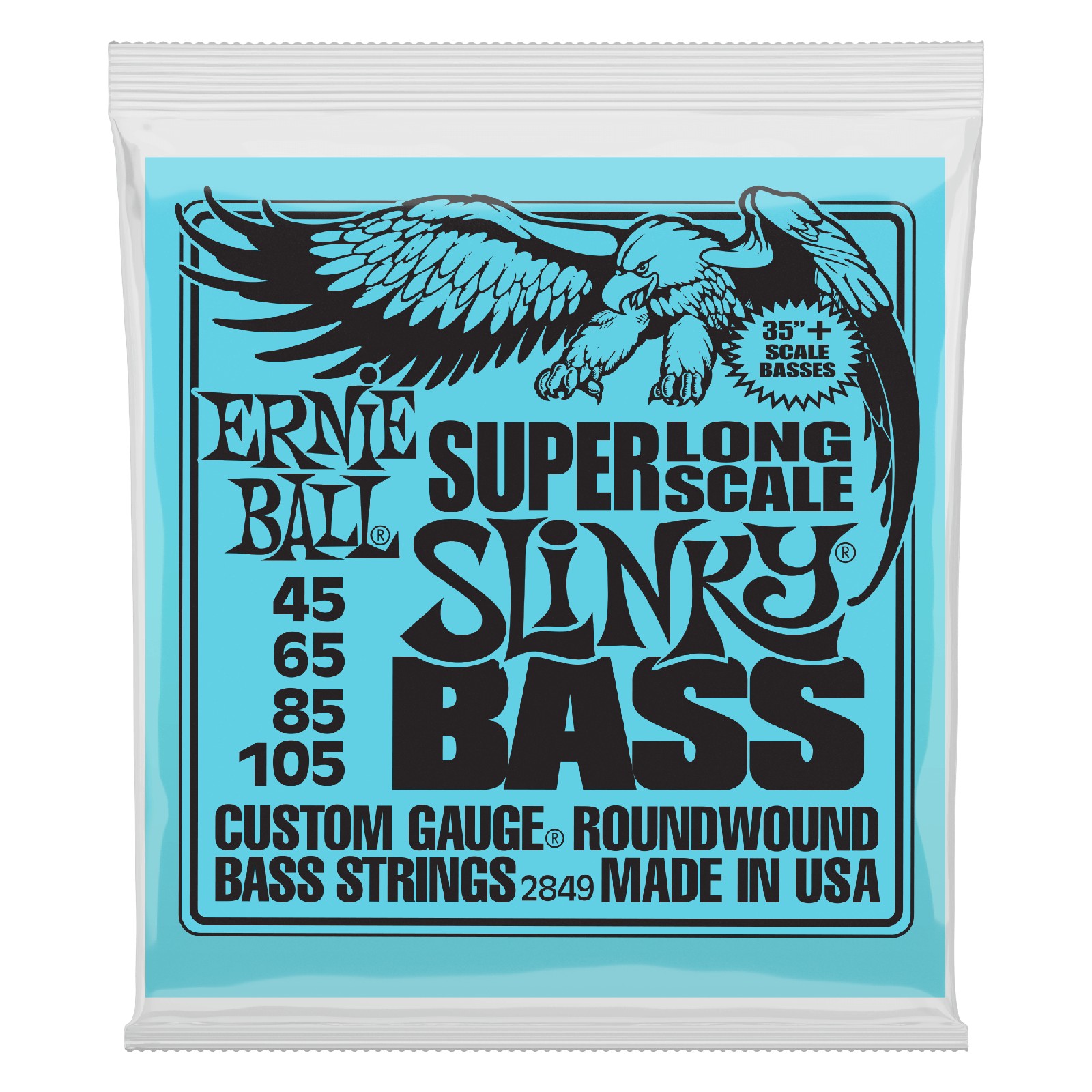 ERNIE BALL EB 2849 komplet strun do gitary basowej