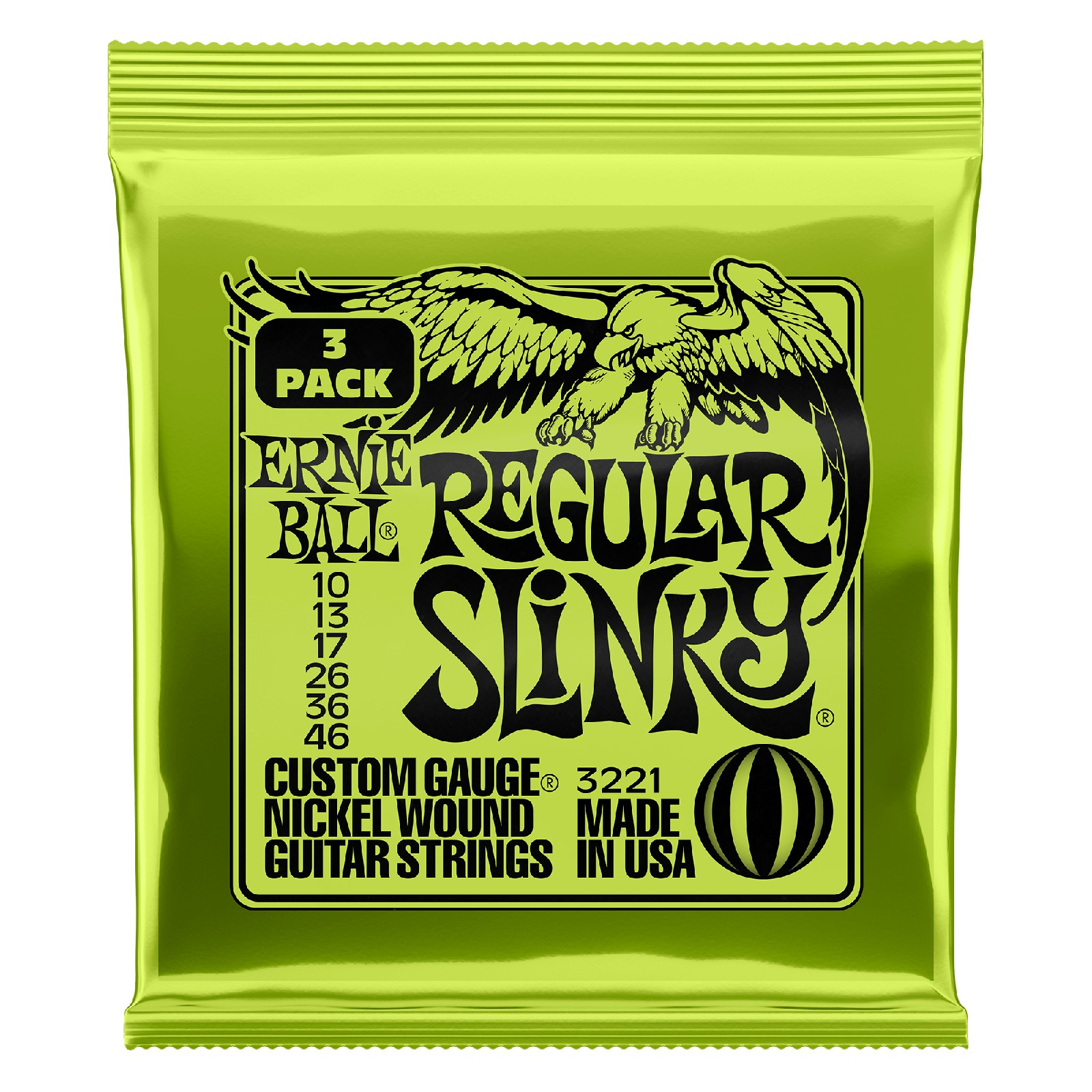 ERNIE BALL EB 3221 komplet strun do gitary elektrycznej