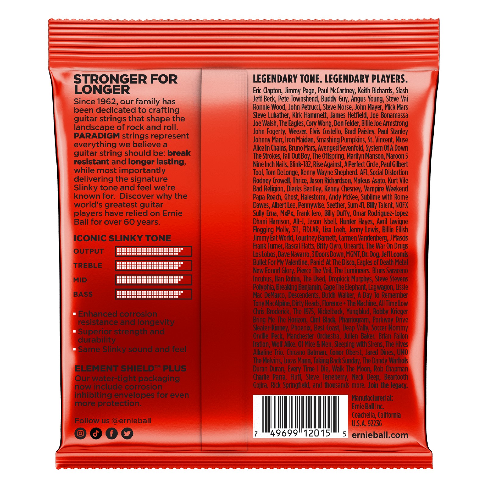 ERNIE BALL EB 2015 komplet strun do gitary elektrycznej